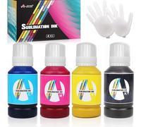 A-SUB 600 ml Ricarica inchiostro sublimatico, riempimento facile per stampanti Epson EcoTank serie ET1800 ET2700 ET2800 ET3700 ET3800 ET4700 ET4800 ET5800 ET14100 ET16100 ET16600