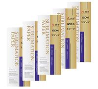 A-SUB Carta sublimatica per tazze formato 120 g/m² 3,5x9'' 89x229 mm 500 fogli, compatibile con stampanti a sublimazione Epson, Sawgrass, Ricoh e Brother (500 fogli)