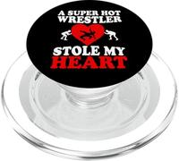 A Super Hot Wrestler Stole My Heart Girlfriend Wrestling PopSockets PopGrip per MagSafe