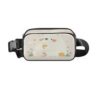 A Sweet Bear - Marsupio alla moda per donne, uomini, adolescenti, grande capacità, con cinghia regolabile, per shopping, sport, lavoro, Un dolce orso, 1 size