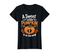 A Sweet Little Pumpkin On The Way Halloween Pregnancy Gender Maglietta