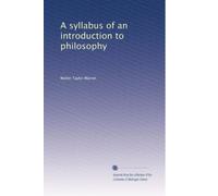A syllabus of an introduction to philosophy
