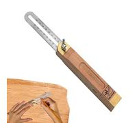 A T Righello,Goniometro Regolabile A T 360 Gradi - Righello Angolare in Metallo per Falegnameria,Per Mobili, Pavimentazione, Layout di Piastrelle, Cornici, Fai da Te e Falegnameria Domestica