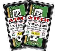 A-Tech Kit da 16 GB (2 x 8 GB) RAM di ricambio per Crucial CT2K8G4SFRA32A | DDR4 3200 MHz PC4-25600 1,2 V SODIMM 260 pin moduli di memoria non ECC