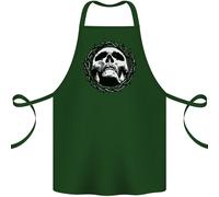 A Teschio IN Spine Gotico Cristo Gesù Cotone Grembiule 100% Biologico