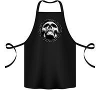 A Teschio IN Spine Gotico Cristo Gesù Cotone Grembiule 100% Biologico