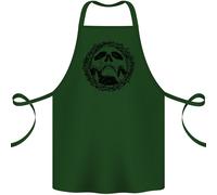 A Teschio IN Spine Gotico Cristo Gesù Cotone Grembiule 100% Organico