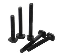 A testa cilindrica con testa a T, in acciaio al carbonio nero, M6, M8, M10, M12, GB37(100mm,M10 1pc)