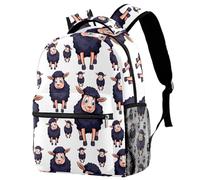 A Thunderstorm Rain Night Travel Laptop Backpack High School Backpack Large Bookbag carino zaino per uomo donna, Multicolore 5., 29.4x20x40cm/11.5x8x16 in, Casual