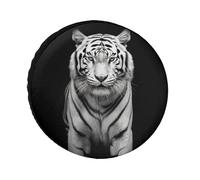 A Tiger - Copertura universale impermeabile per pneumatici di rimorchio, copertura ruota di traino personalizzata, per rimorchi, camion, camper, SUV, 24-36 pollici (adatta a ruote da 26 cm)