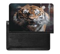 A Tiger in A Cage Porta passaporto per donne e uomini in pelle PU passaporto viaggio portafoglio moda passaporto libro porta passaporto impermeabile custodia per documenti da viaggio