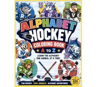 A to Z Alphabet Hockey Coloring Book