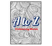 A to Z Alphabet Mandala Coloring Book