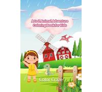 A to Z Animal Adventure Coloring Book for Kids: Fun Alphabet Learning with Cute Animals, Letters, and Educational Activities for Toddlers, Preschoolers, and Early Learners