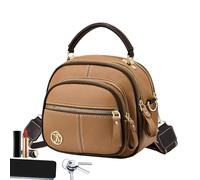 a tracolla femminile | BASSO REGOLABILE CONSIGLIO | Soggetto multifunzione Bag PU | 22x19x13cm realizzato in PU+poliestere, 550 g di luce, in nero, bianco, kaki, verde o