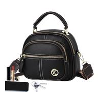 a tracolla femminile | BASSO REGOLABILE CONSIGLIO | Soggetto multifunzione Bag PU | 22x19x13cm realizzato in PU+poliestere, 550 g di luce, in nero, bianco, kaki, verde o