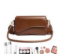 a tracolla femminile - conduce a una pelle di, un portafoglio con tracolla regolabile, elegante custodia per cellulare e | per lo shopping, marrone, Se référer au descriptif