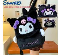 a tracolla Sanrio Kuromi con licenza ufficiale, 2 colorazioni Grigio-Viola e -Viola, resistente allo sbiadimento e lavabile in lavatrice, regalo per ragazze, stili di casuali per