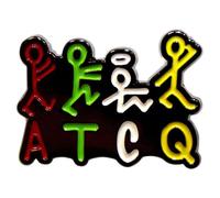 A Tribe Called Quest Stick Figures Logo Pin Badge Size One Size