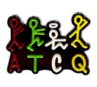 A Tribe Called Quest Stick Figures Logo Pin Badge Size One Size