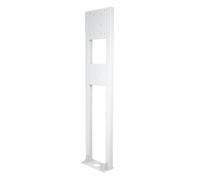 a-Tronix Colonna di Supporto per Wallbox Acciaio Inox Bianco