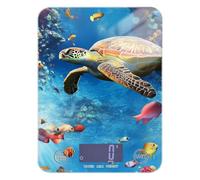 A Turtle - Bilancia digitale per alimenti con display LCD, per cucina, 5 kg/5 g, piccola bilancia da cucina con 4 unità per Keto Keto Keto Báscula para cocina