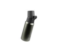 A/U® Re-Steel bottiglia in acciaio inox Original Starter Set incl. cialde in 3 gusti, senza zucchero, bottiglia termica I 480 ml con aroma, mantiene l'acqua fredda per 14 ore I Dusky Obsidian