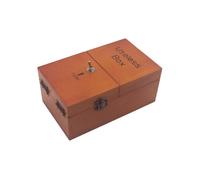 A Useless Box with Surprises Wooden Useless Box Dark Wood Color