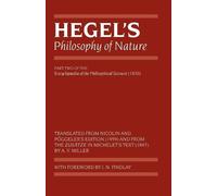 A. V. Miller Hegel's Philosophy of Nature (Tascabile)