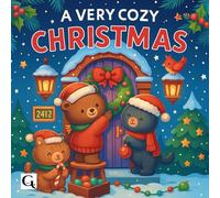 A Very Cozy Christmas: Bold and Easy Travel size Christmas Coloring Book , Cute and Fun Holiday scenes 6x6