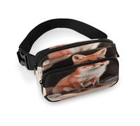 A Vigilant Fox Marsupio da donna, impermeabile, regolabile, alla moda, casual, a tracolla, per corsa, allenamento, escursionismo, viaggi