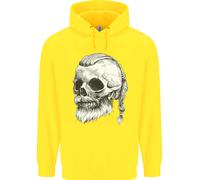 A Viking Skull Bambini Felpa con Cappuccio