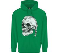 A Viking Skull Bambini Felpa con Cappuccio