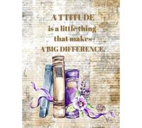 A vintage brown notebook is beautifully decorated with a purple book.: For students and schools Suitable for women and men Office staff Teenagers, women, men, 8.5x11, 100 pages.