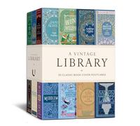 A Vintage Library: 50 Classic Book Cover Postcards