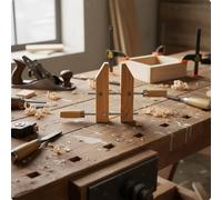 A Vite In Legno Con Corpo In Legno Di Caucciù, Ganasce Parallele,