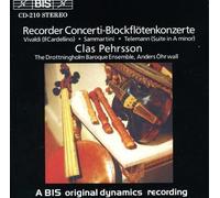 A. Vivaldi Recorder Concerti (Drottningholms Barockensemble, Ohrwall) (CD) Album