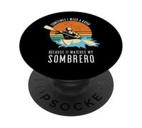 A volte indosso un kayak perché si abbina al mio Sombrero PopSockets PopGrip Adesivo