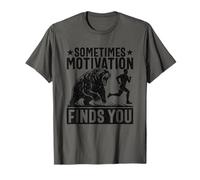 A Volte la Motivazione Ti Trova Design Maglietta