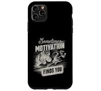 A volte la motivazione ti trova divertente correre motivazionale Custodia per iPhone 11 Pro Max