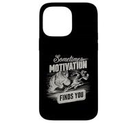 A volte la motivazione ti trova divertente correre motivazionale Custodia per iPhone 14 Pro Max
