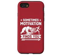A volte la motivazione ti trova divertente correre motivazionale Custodia per iPhone SE (2020) / 7/8