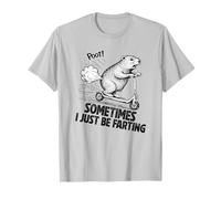 A Volte Mi Basta scoreggiare la Pancia Fa Male Funny Groundhog Maglietta