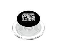 A volte mi chiedo se anche il mio camion pensa a me PopSockets PopGrip per MagSafe