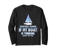 A Volte Mi chiedo se Anche la mia Barca Pensa a Me Maglia a Manica