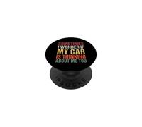 A volte mi chiedo se anche la mia macchina pensa a me PopSockets PopGrip Adesivo