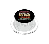 A volte mi chiedo se anche la mia macchina pensa a me PopSockets PopGrip per MagSafe
