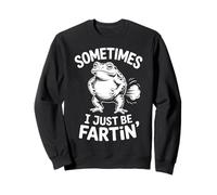 A Volte Mi limito a fartin Funny Frog Meme Felpa