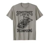 A Volte Mi limito a scomporre Funny Skeleton Vintage Maglietta