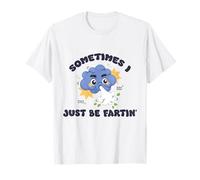 A volte mi limito a scoreggiare Funny Fart Retro Groovy Maglietta